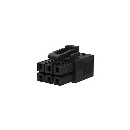 Molex Mini-Fit Max 6Ckt Recept Hsg Blk 2125141006